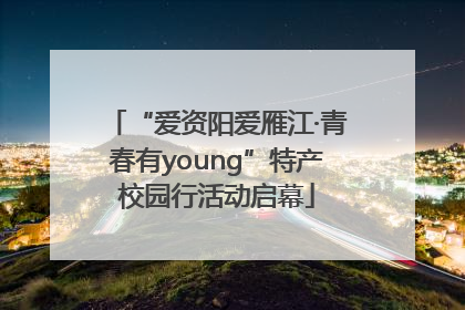 “爱资阳爱雁江·青春有young”特产校园行活动启幕