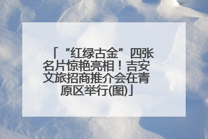 “红绿古金”四张名片惊艳亮相！吉安文旅招商推介会在青原区举行(图)