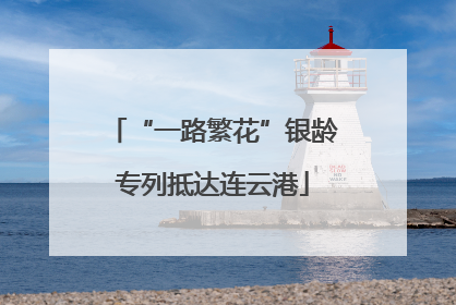 “一路繁花”银龄专列抵达连云港