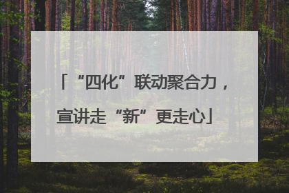 “四化”联动聚合力，宣讲走“新”更走心