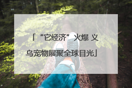 “它经济”火爆 义乌宠物展聚全球目光