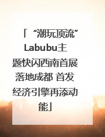 “潮玩顶流”Labubu主题快闪西南首展落地成都 首发经济引擎再添动能