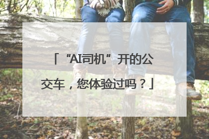 “AI司机”开的公交车，您体验过吗？