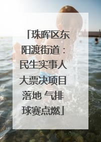 珠晖区东阳渡街道：民生实事人大票决项目落地 气排球赛点燃