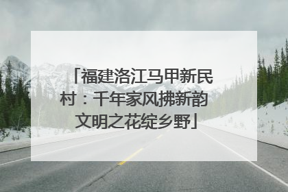 福建洛江马甲新民村：千年家风拂新韵 文明之花绽乡野