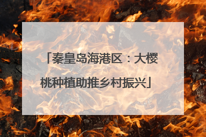 秦皇岛海港区：大樱桃种植助推乡村振兴