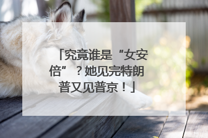 究竟谁是“女安倍”？她见完特朗普又见普京！