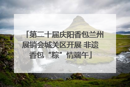 第二十届庆阳香包兰州展销会城关区开展 非遗香包“粽”情端午