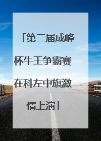 第二届成峰杯牛王争霸赛在科左中旗激情上演