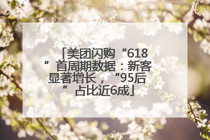 美团闪购“618”首周期数据：新客显著增长，“95后”占比近6成
