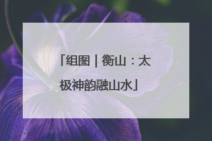 组图｜衡山：太极神韵融山水