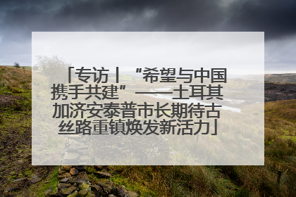 专访丨“希望与中国携手共建”——土耳其加济安泰普市长期待古丝路重镇焕发新活力