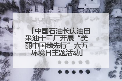 中国石油长庆油田采油十二厂开展“美丽中国我先行”六五环境日主题活动