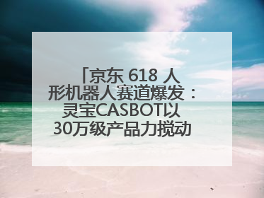 京东 618 人形机器人赛道爆发：灵宝CASBOT以30万级产品力搅动行业新变局
