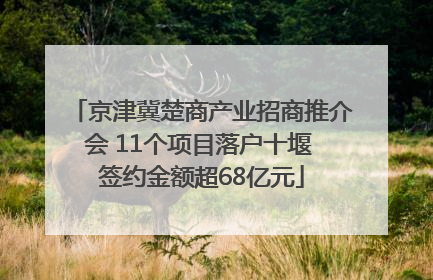 京津冀楚商产业招商推介会 11个项目落户十堰 签约金额超68亿元