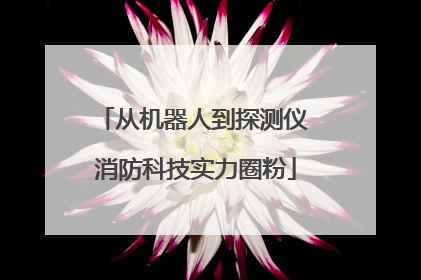 从机器人到探测仪 消防科技实力圈粉