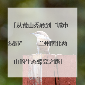 从荒山秃岭到“城市绿肺”——兰州南北两山的生态蝶变之路