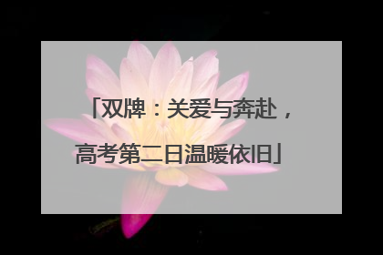 双牌：关爱与奔赴，高考第二日温暖依旧