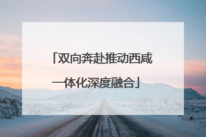 双向奔赴推动西咸一体化深度融合