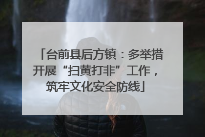 台前县后方镇：多举措开展“扫黄打非”工作，筑牢文化安全防线