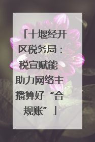 十堰经开区税务局：税宣赋能 助力网络主播算好“合规账”