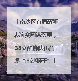 南沙区首届醒狮表演赛圆满落幕，38支醒狮队伍角逐“南沙狮王”