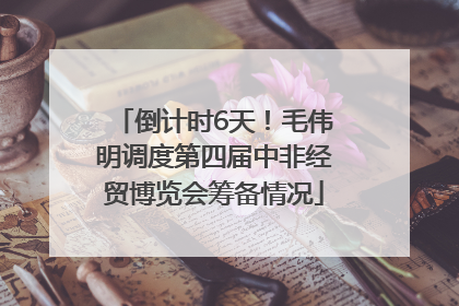 倒计时6天！毛伟明调度第四届中非经贸博览会筹备情况
