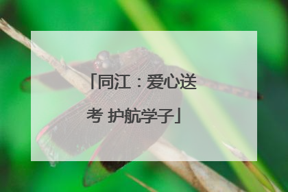 同江：爱心送考 护航学子