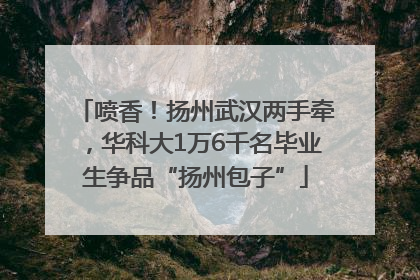 喷香！扬州武汉两手牵，华科大1万6千名毕业生争品“扬州包子”