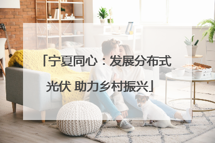 宁夏同心：发展分布式光伏 助力乡村振兴