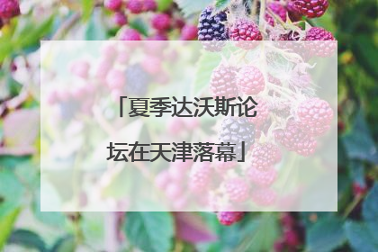 夏季达沃斯论坛在天津落幕