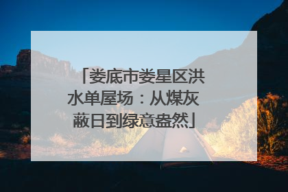 娄底市娄星区洪水单屋场：从煤灰蔽日到绿意盎然