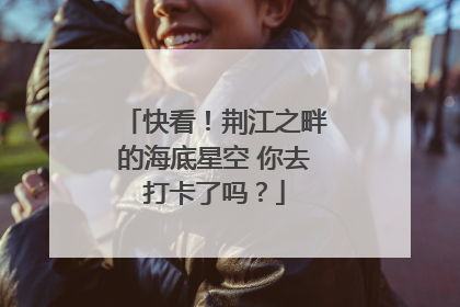 快看！荆江之畔的海底星空 你去打卡了吗？