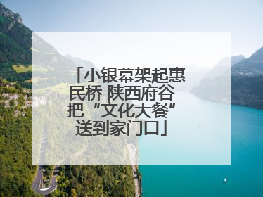 小银幕架起惠民桥 陕西府谷把“文化大餐”送到家门口