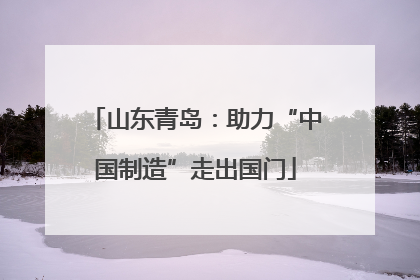 山东青岛：助力“中国制造”走出国门