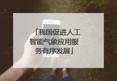 我国促进人工智能气象应用服务有序发展
