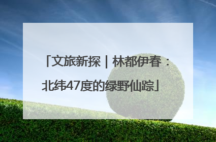 文旅新探｜林都伊春：北纬47度的绿野仙踪