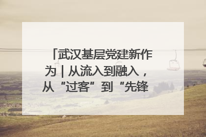 武汉基层党建新作为｜从流入到融入，从“过客”到“先锋” 武汉为流动党员筑起温暖之家