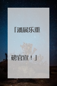 潘展乐重磅官宣！