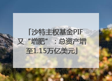 沙特主权基金PIF又“增肥”：总资产增至1.15万亿美元