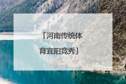 河南传统体育宜阳竞秀