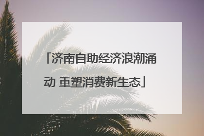 济南自助经济浪潮涌动 重塑消费新生态