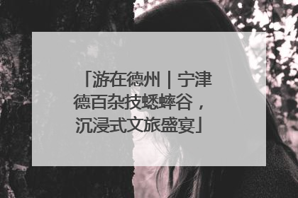游在德州｜宁津德百杂技蟋蟀谷，沉浸式文旅盛宴