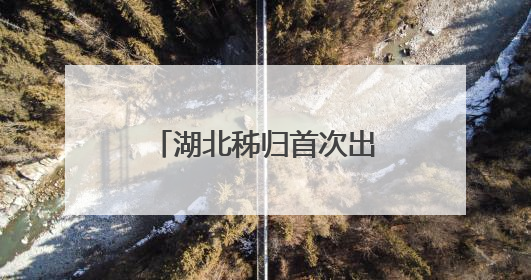湖北秭归首次出现海南鳽！全球仅存1000只