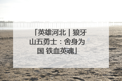 英雄河北｜狼牙山五勇士：舍身为国 铁血英魂