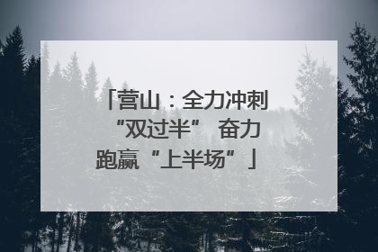 营山：全力冲刺“双过半” 奋力跑赢“上半场”