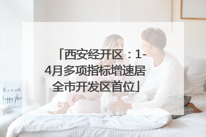 西安经开区：1-4月多项指标增速居全市开发区首位