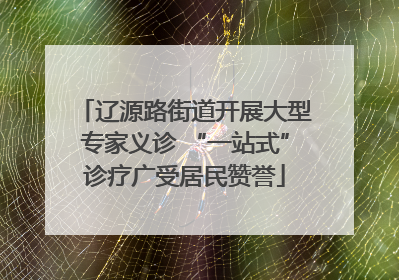 辽源路街道开展大型专家义诊 “一站式”诊疗广受居民赞誉