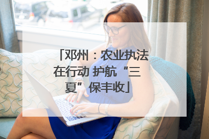 邓州：农业执法在行动 护航“三夏”保丰收