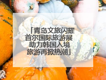 青岛文旅闪耀首尔国际旅游展 助力韩国入境旅游再掀热潮